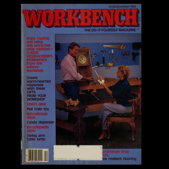 3 Vintage Workbench Magazines, Woodworking - Picture 6 of 7
